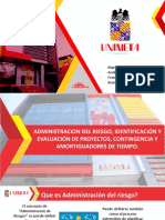 Administracion Del Riesgo Del Proyecto