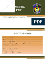 WEEKLY MEETING RSUD SALEWANGANG MAROS (19 JANUARI 2019)