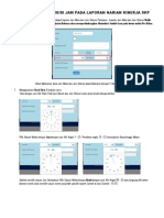 Tutorial Cara Mengisi Jam Pada Laporan Harian Kinerja Skp