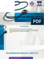 Presentasi Laporan Medical Check Up