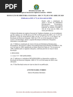 Resolução Da Anvisa