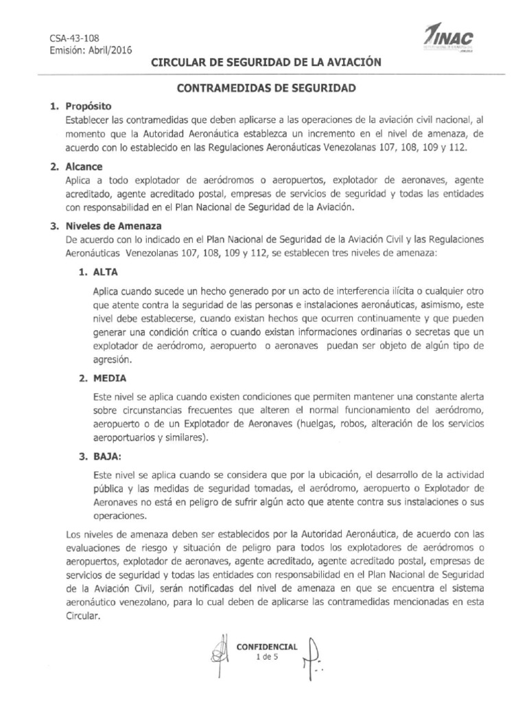 CSA - 43-108 Contramedidas de Seguridad | PDF