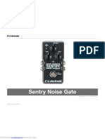 Sentry Noise Gate: Downloaded From Manuals Search Engine