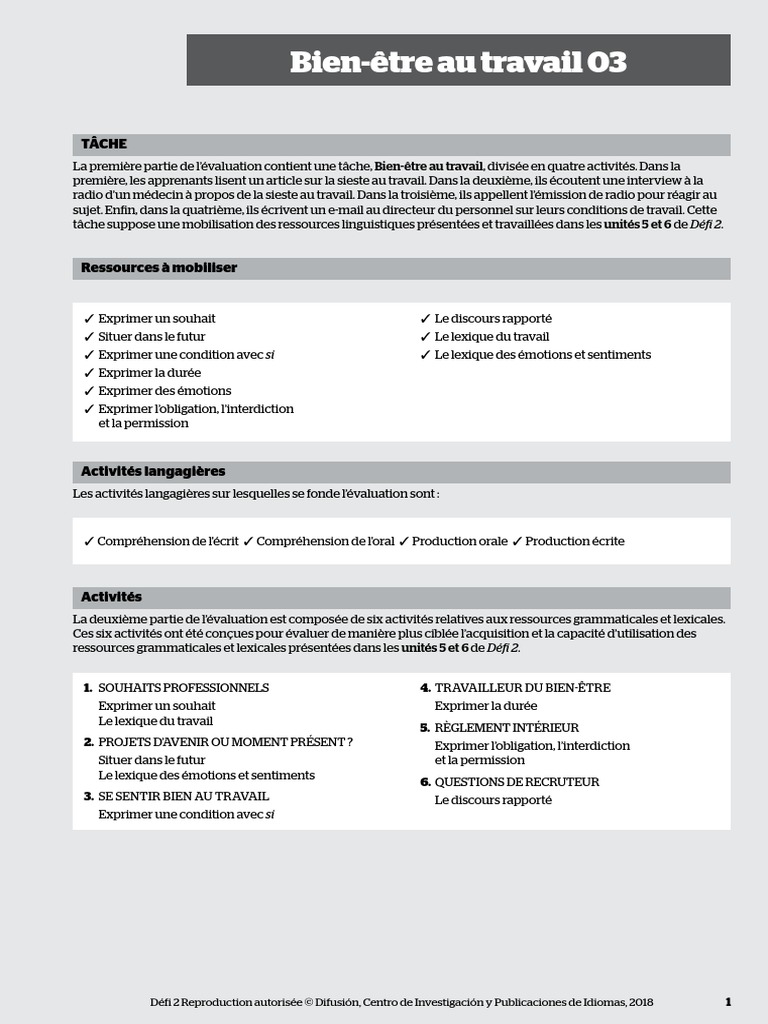 Defi2 Ibk Eva3 PDF | PDF | Lexique | Sommeil