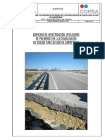 Convenio de Investigación: Utilización de Polímeros en La Estabilización de Suelos para Su Uso en Carreteras