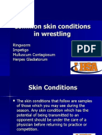 Common Skin Conditions in Wrestling