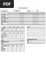Avl 9180 Maintenance Log Daily Maintenance Serial Number Month Year | PDF