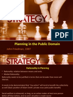 Planning As Policy Analysis and Social Reform