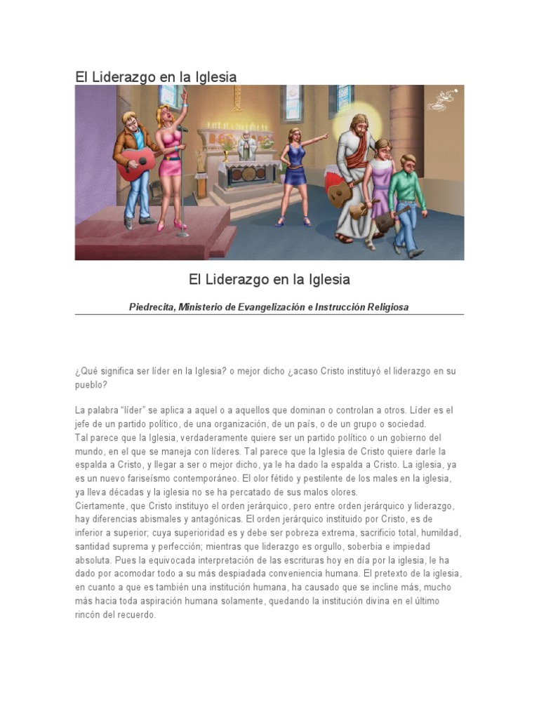 Liderazgo y Crisis en la Iglesia | PDF | Cristo (título) | Iglesia Católica