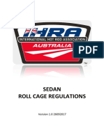 Sedan Roll Cage Regulations