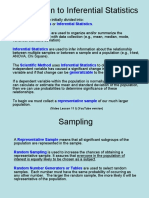 Introduction To Inferential Statistics