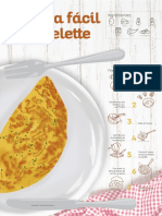 receta infografica como preparar un omelette