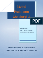 Modul Praktikum Metalurgi 2 (2019) Teknik Material Dan Metalurgi ITK