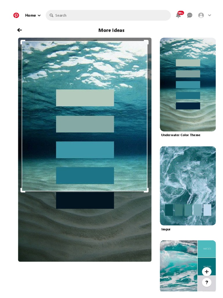 Underwater Color Palette Ideas | PDF | Art