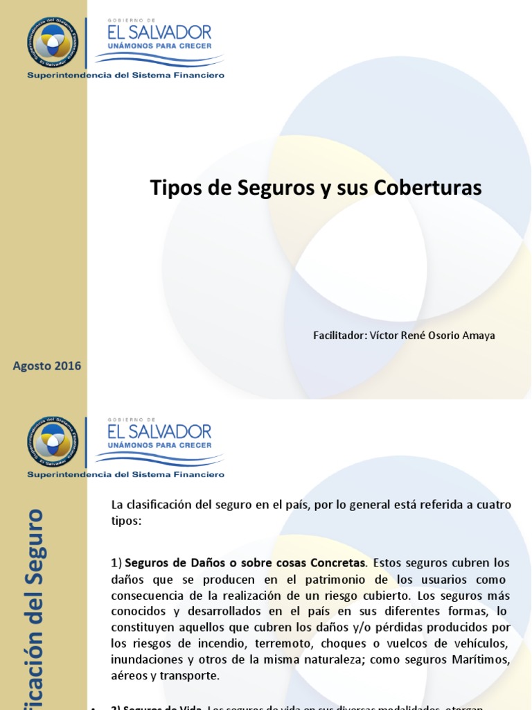 Tipos de Seguros y Sus Coberturas PDF | PDF | Póliza de seguros | Seguro
