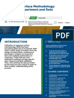 Brochure - Response Surface Methodology Training_CORIL