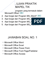 Contoh Soal Ujian Praktik