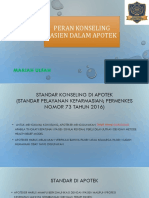 Peran Konseling Pasien Dalam Apotek PDF