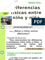 CLASE N°2 ¿Niñas y Niños Somos Diferentes