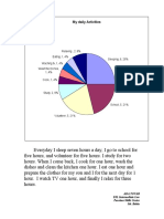 My Daily Activities: Eating, 1, 4% Relaxing, 2, 8%