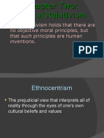 Ethical Relativism Holds That There Are No Objective Moral Principles, But That Such Principles Are Human Inventions