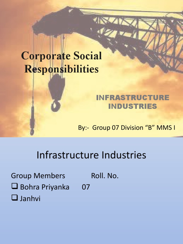 Social Responsibility in Infrastructure Industries | PDF
