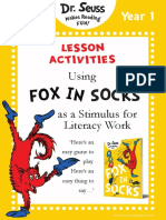 Primary Teaching Fox in Socks