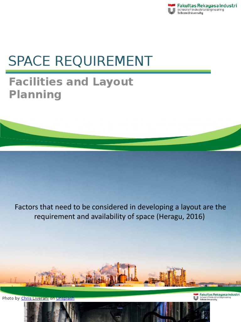 Space Requirements for Facility Layout | PDF | Aisle | Forklift