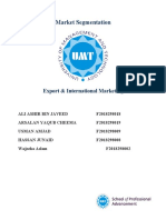 Market Segmentation: Export & International Marketing