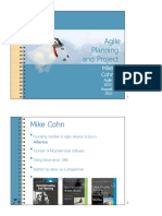 Agile Planning and Project Managemen T: Mike Cohn