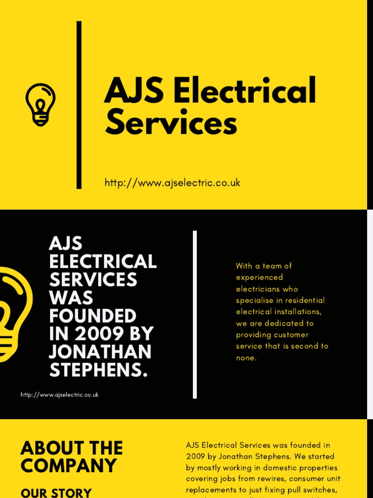 AJS Electrical Services | PDF | Technology & Engineering