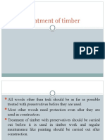 Treatment of Timber
