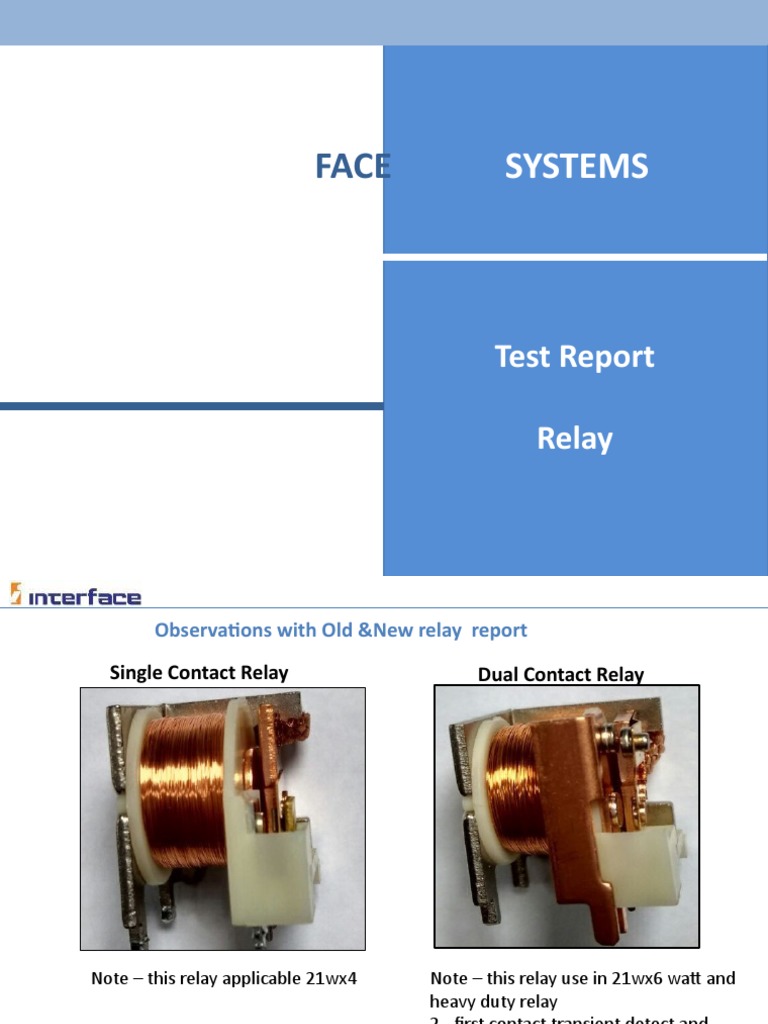 Systems: Test Report Relay | PDF | Science & Mathematics