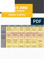 Tapout - TrainingSchedule
