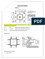 Base Plate Weld Fatigue Calc