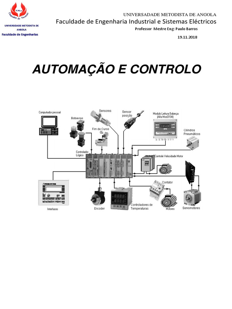 Automação E Controlo: Faculdade de Engenharia Industrial e Sistemas ...