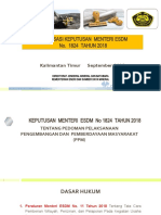 Sosialisasi Permen 1824 Revisi