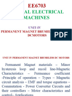 Special Electrical Machines: Unit-Iv
