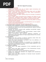 CSE 415 Signal Processing