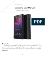 M11 Complete User Manual: Foreword