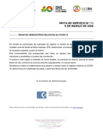 3. Nota de Serviço n.º 11 ULSBA - PC COVID 19  Registos relativos a COVID 19 11_03