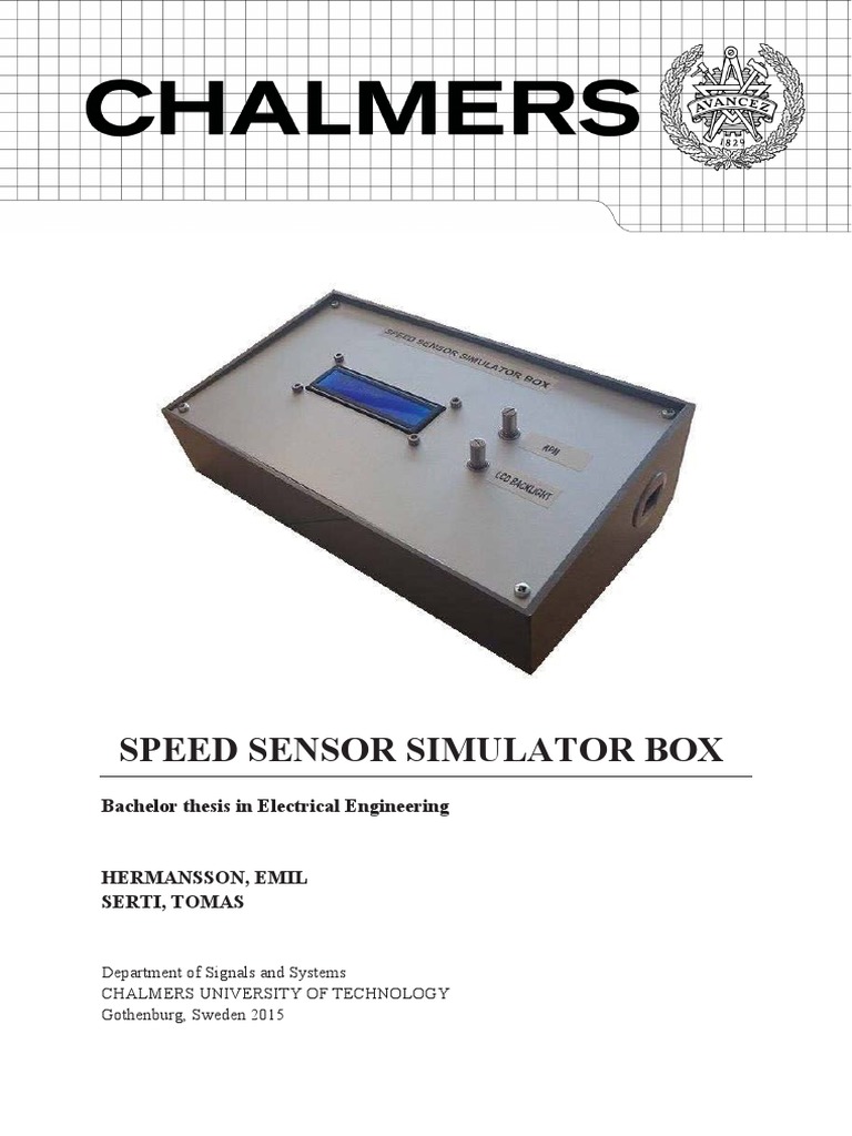 Speed Sensor Simulator Box | PDF | Arduino | Electricity