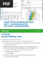 Unit 2 - Decision Analysis