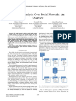 Sentiment Analysis Over Social Networks: An