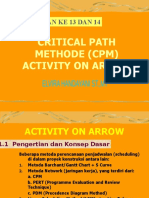 PERTEMUAN KE 13, 14 CRITICAL PATH METHODE