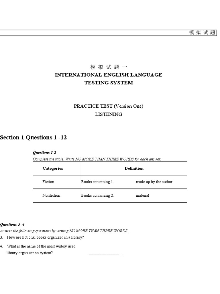 IELTS Listening Practice Test Guide | PDF | Books | Test (Assessment)