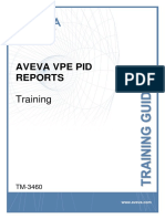 TM-3460 AVEVA VPE PIDReports Training