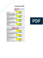 Hydrostatic Pressure (HP) : Oilfield Unit