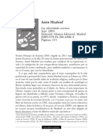Dialnet AminMaaloufIdentidadesAsesinas 6172204 PDF