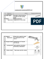 Health assessment (practice) NURS 212: Equipment (picture) Uses Name of Equipment م